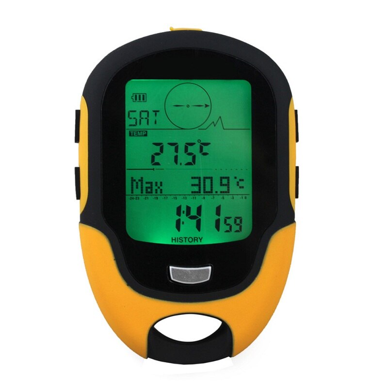 Lcd Hoogtemeter Digitale Kompas Barometer Waterdichte Multifunctionele Draagbare Outdoor Camping Wandelen Klimmen Hoogtemeter Hygrometer