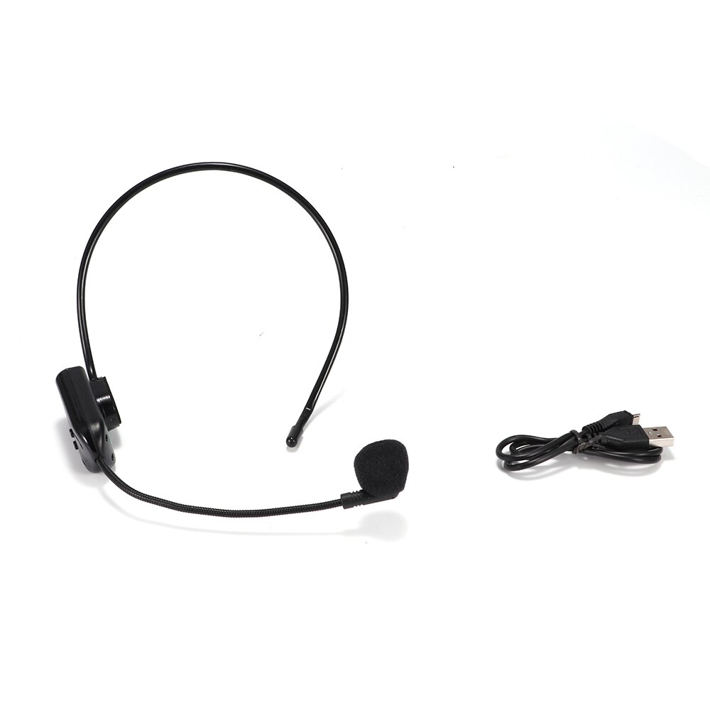 Adjustable Wireless Headset Megaphone Radio Mic Conference Microphone Condenser For Loudspeaker Teaching Meeting Guide