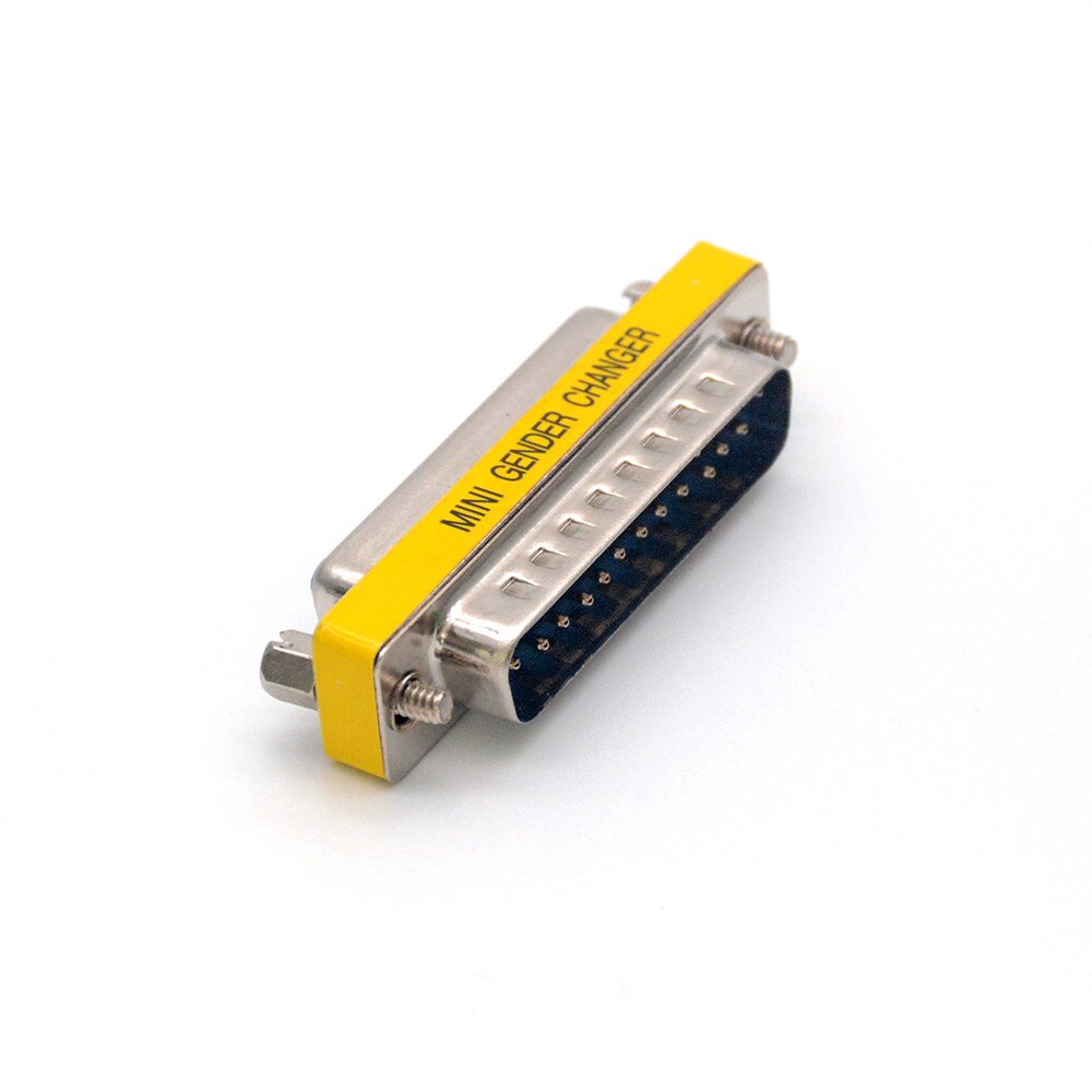D-SUB DB25 Serial Cable Extended Adapter 25 Pin Male To Female Gender Changer Connector Converter