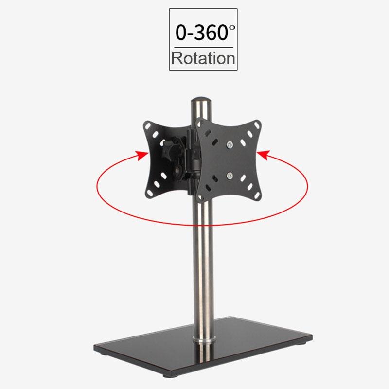 Monitor Desk Stand Single Dual Monitor Stand Height Adjustable Monitor Mount Holder Desktop Stand Single Screen Holder