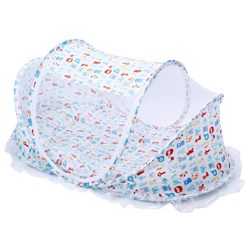 Ensemble trois pièces moustiquaire pliante bébé doublure de lit Installation gratuite avec sac de musique