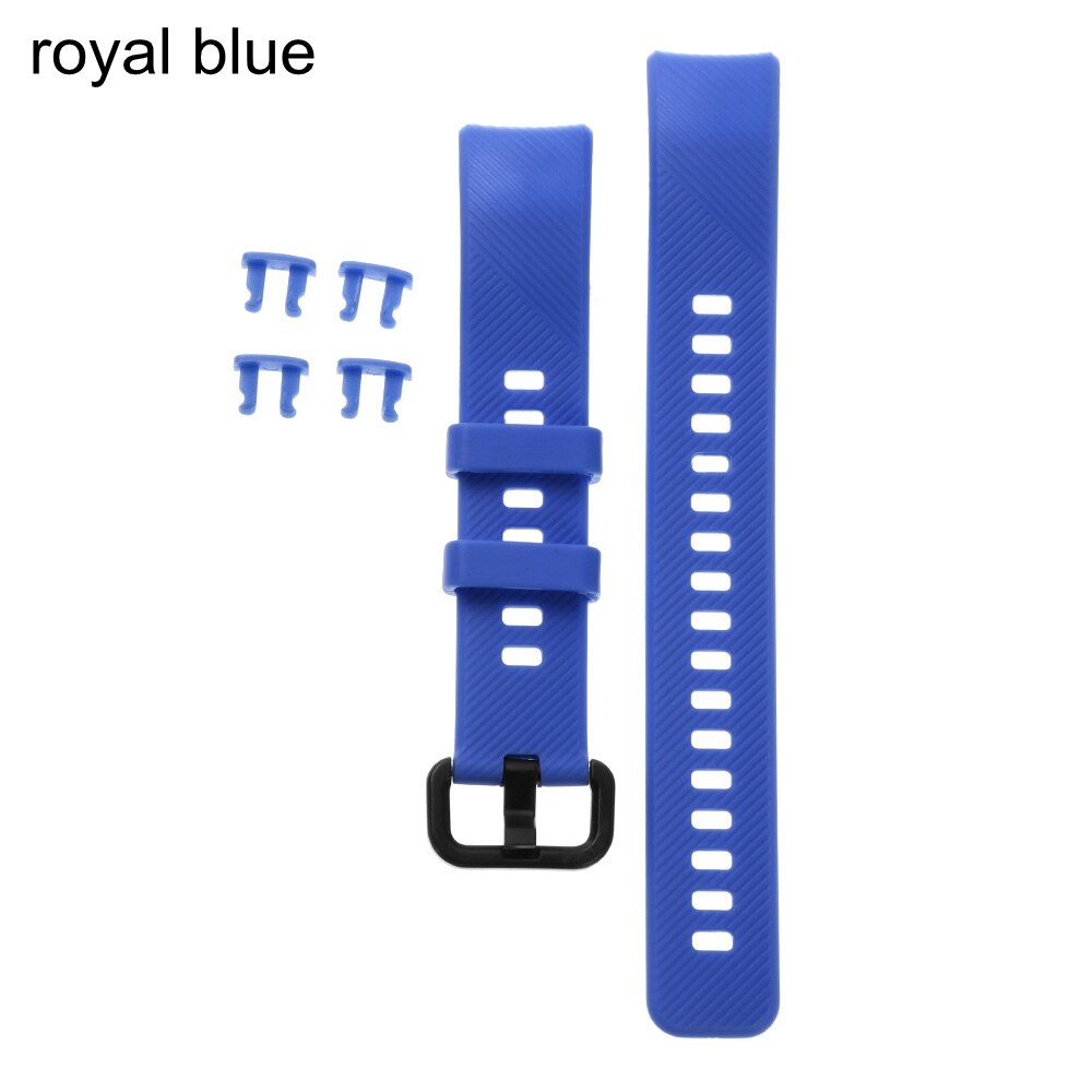 MIIQNUS 1PC Sport Armband ersatz Bunte Klassische Silikon Uhr Band Armband Armband Armband Für Huawei Honor Band 4: royal blue