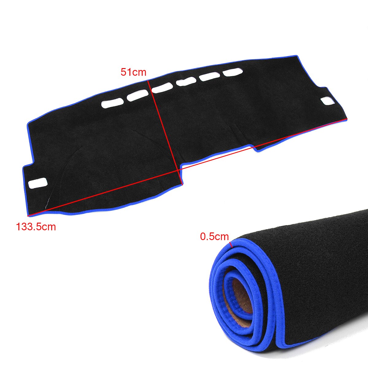 Voor Toyota Corolla 2007 LHD Dashboard Cover Dashmat Zonnescherm Pad Dash Board Tapijt Covers