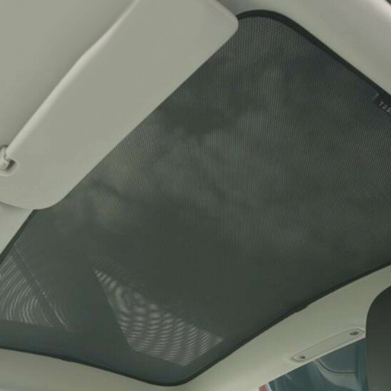 Glastag parasol foran + bageste bilvindue blindskærmenet til tesla model 3 m8617