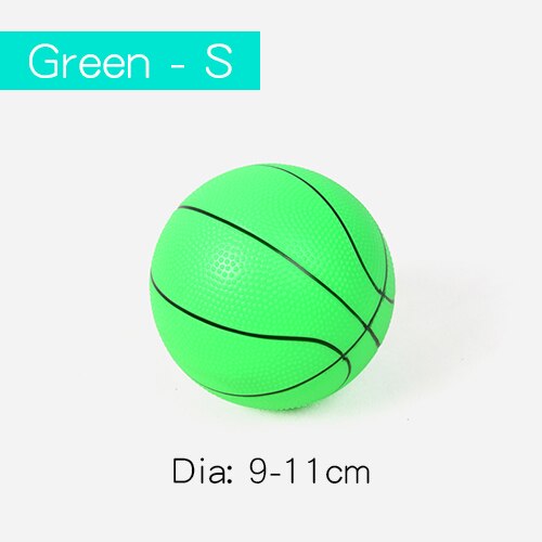 Ruizhi Per Bambini Gonfiabile In Pvc Palla Mini Basket Del Capretto di Calcio Polso Esercizio Palla di Gomma Pallone Da Spiaggia di Sport di Gioco Giocattoli RZ1043: 05green S