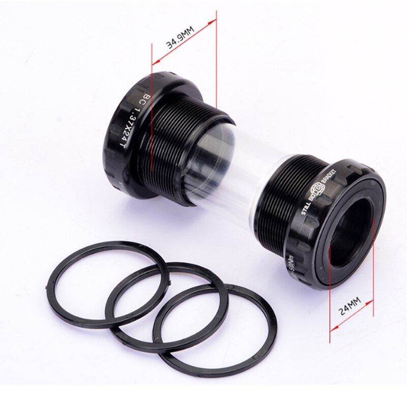 6 Entretoises (spacers) Pour Pédalier Vélo - 24, 29, 30 Mm, Aluminium Et Acier, Réduction Du Jeu, étanchéité, Légèreté