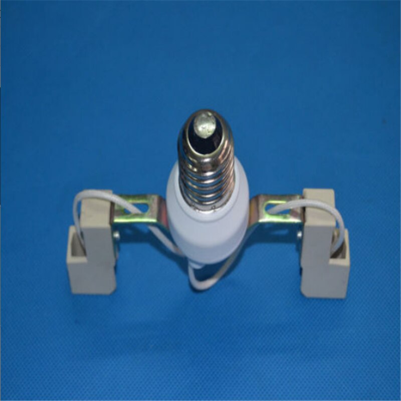 Claite 118mm e27 to r7s adapter konverter led halogen base skrue oversvømmelse pære lampe holder sokkel halogen konvertere