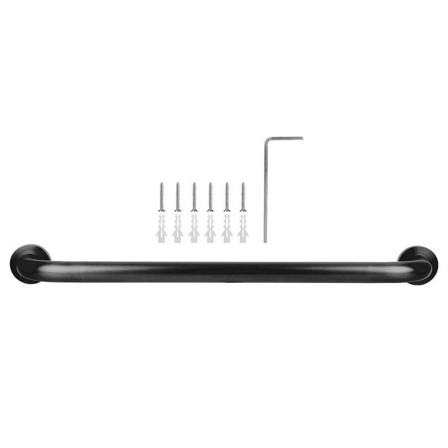 Grab Bar Black Space Aluminum Anti-Skid Bathtub Handle Handrail Safety Grab Bar Bathroom Supply 50cm Bathroom Accessory