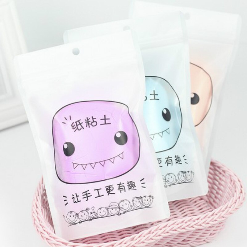 100g Licht Papier Klei Lizun Genoeg Grote Volume Zachte Monster Papier Klei Plasticine DIY Kid Speelgoed Tekening Slime blauw Polymeer