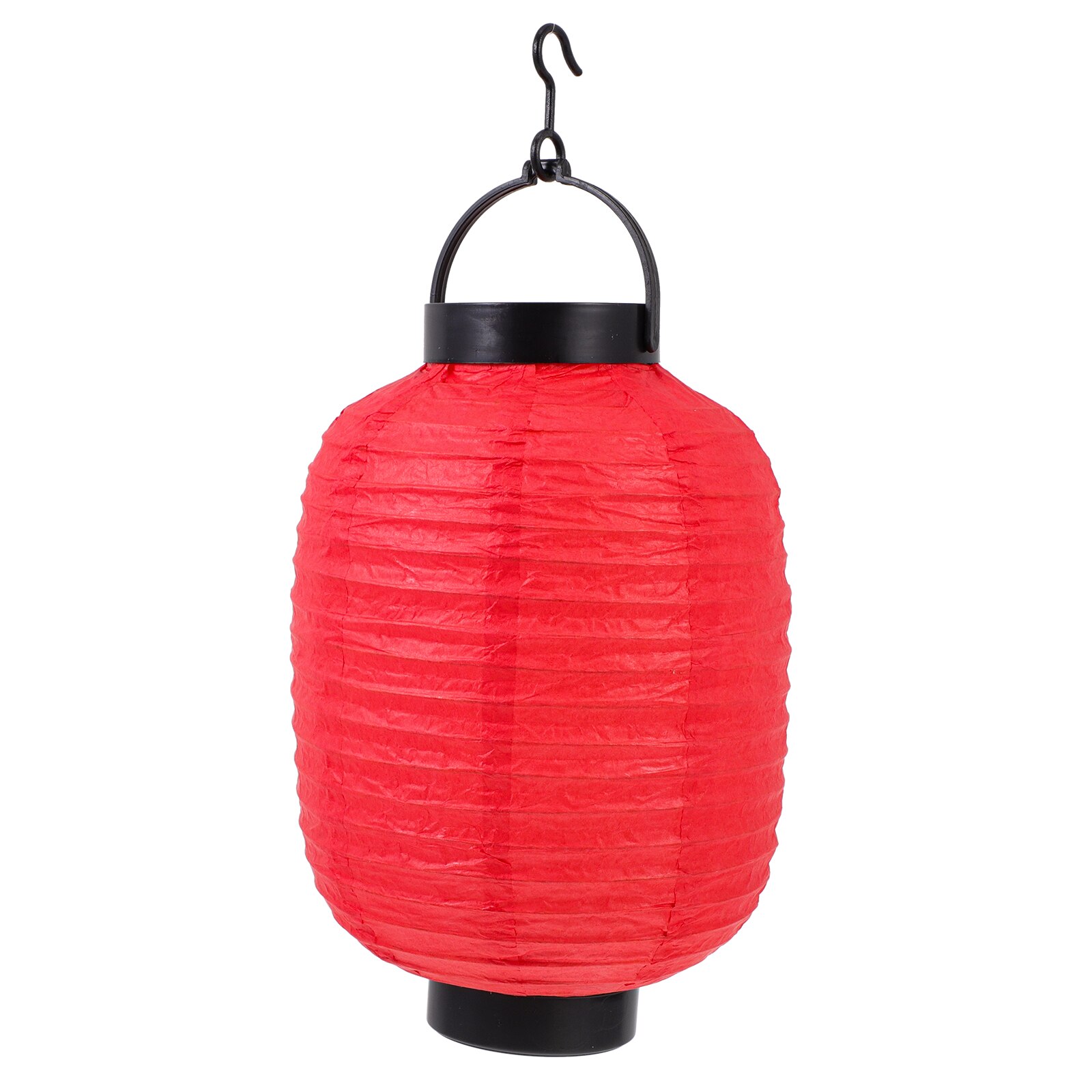 1Pc Can DIY Painting Paper Lantern for Home Decor Simple Paper Lantern Light: Red