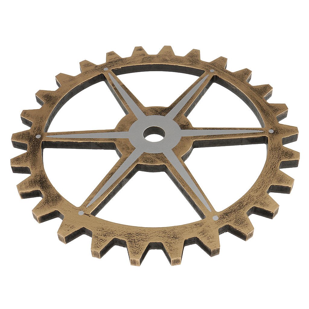 Engranaje de madera rústico para colgar en la pared, artesanía, decoración de Bar, hogar, adornos