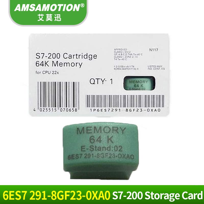 Suitable Siemens S7-200 PLC 256K Memory FOR S7-22X CPU Storage Card 6ES7291-8GH23-0XA0 64K Memory For 6ES7291-8GF23-0XA0