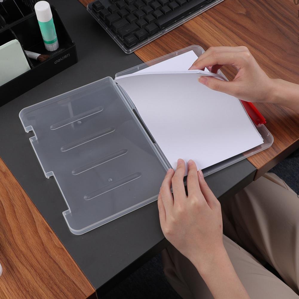 Document Case Practical Wear-resistant Transparent Document Plastic Case for Magazines