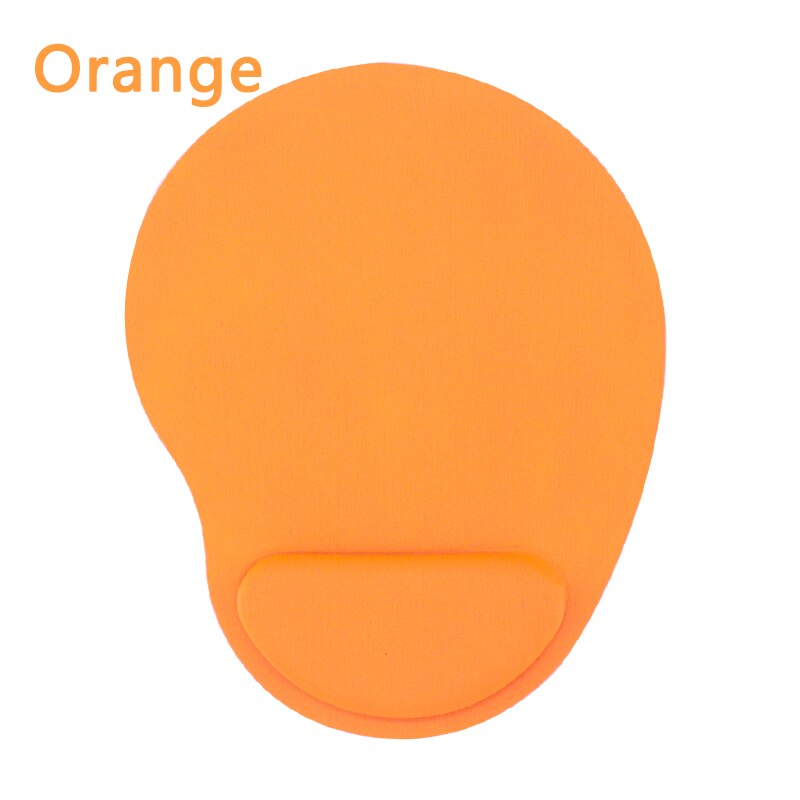 Muismat Met Polssteun Voor Computer Laptop Notebook Toetsenbord Muis Mat Met Hand Rest Muizen Pad Gaming Accessoires: orange