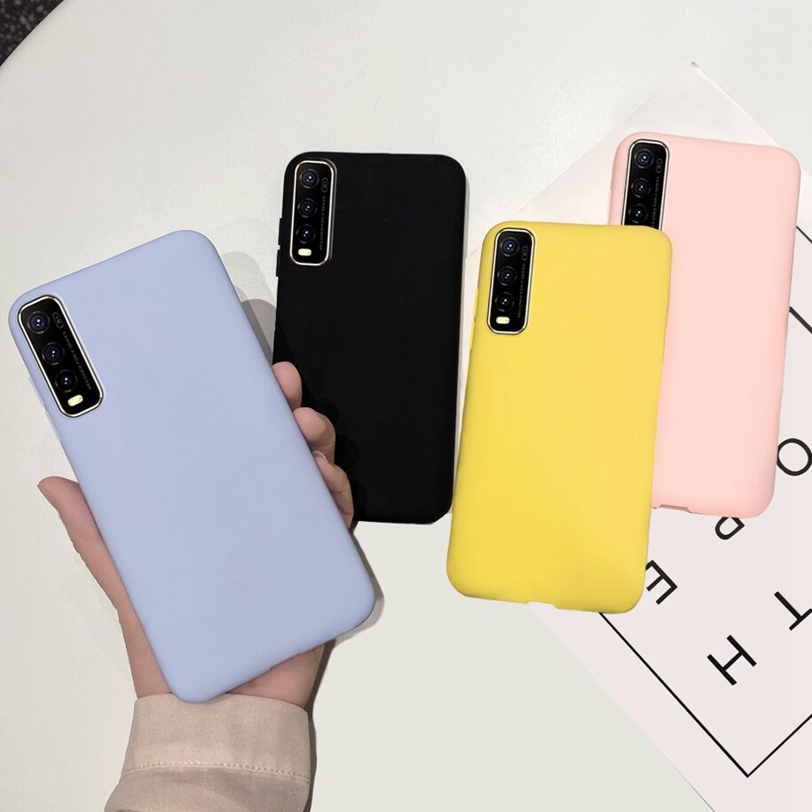 Schutzhülle für vivo  y70s, 5g und einfarbig 70s stoßfest  y70s y70t y51s y50t weiches gehäbenutzen