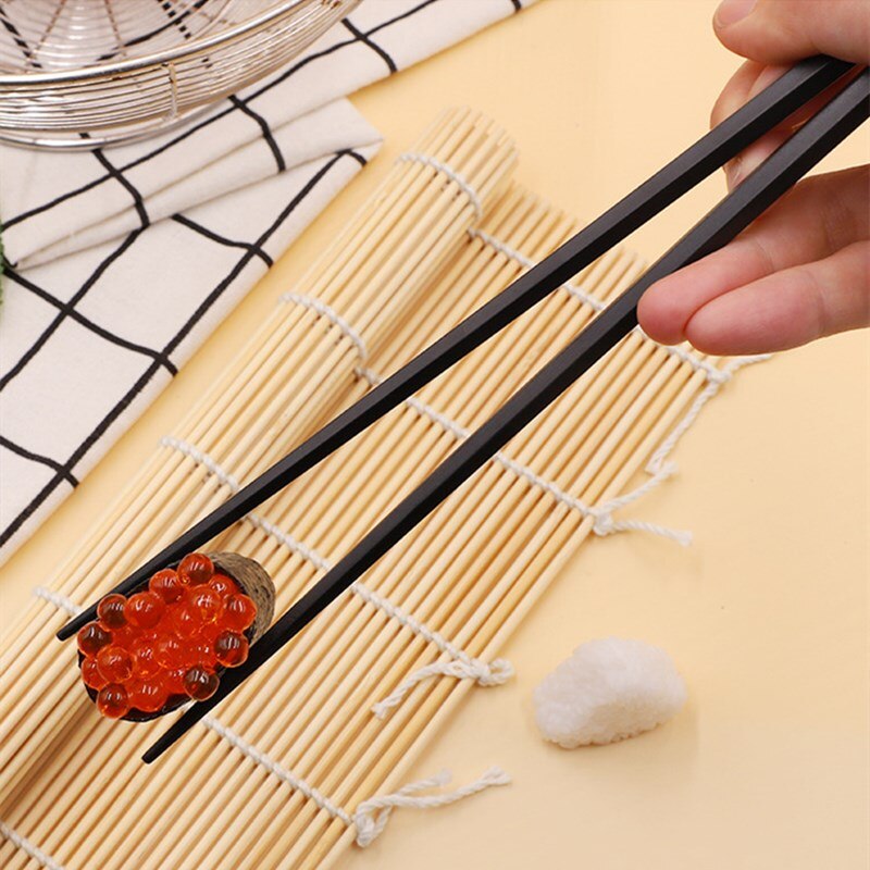 1 Pair Japanese Chopsticks Alloy Non-Slip Sushi Food Sticks Chop Sticks Chinese Reusable Chopsticks