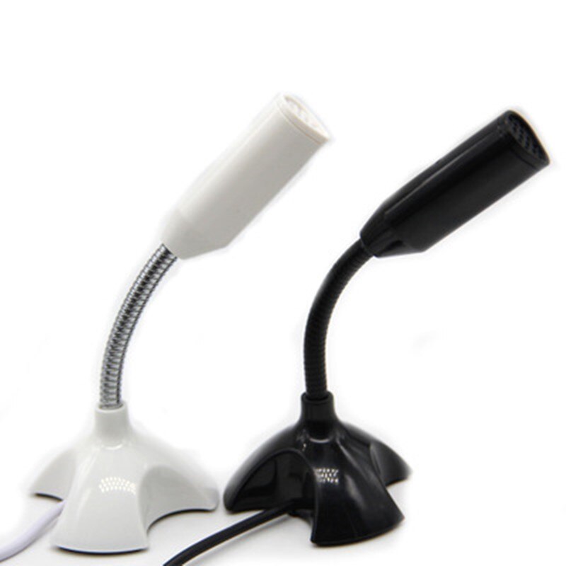 Adjustable USB Laptop Mini Microphone Studio Speech Microphone Stand Mic With Holder for Desktop PC