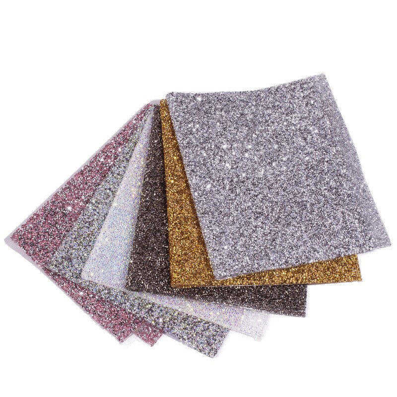 ANGNYA Diamond Sequins Nail Art Table Mat Practice Display Hand Pillow Cushion Wrist Rest Foldable Pad Manicure Tools