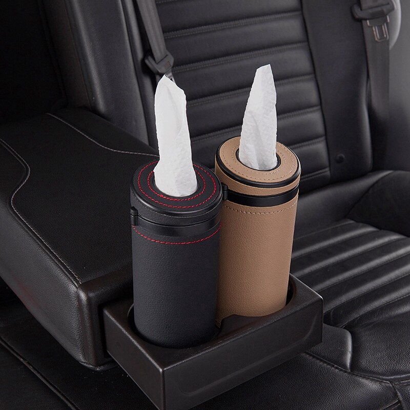 Tissue Box General Auto Round Paper Tube Safety Broken Window Tissue Cup Interior Decoration Car Home Paper Tube