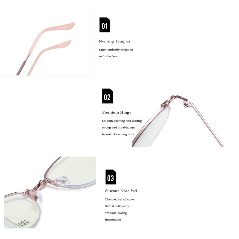 Roze opvouwbare progressieve multifocale leesbril voor dames, mart zoom, brillen voor ouderen, draagbare presbyopische brillen voor heren.