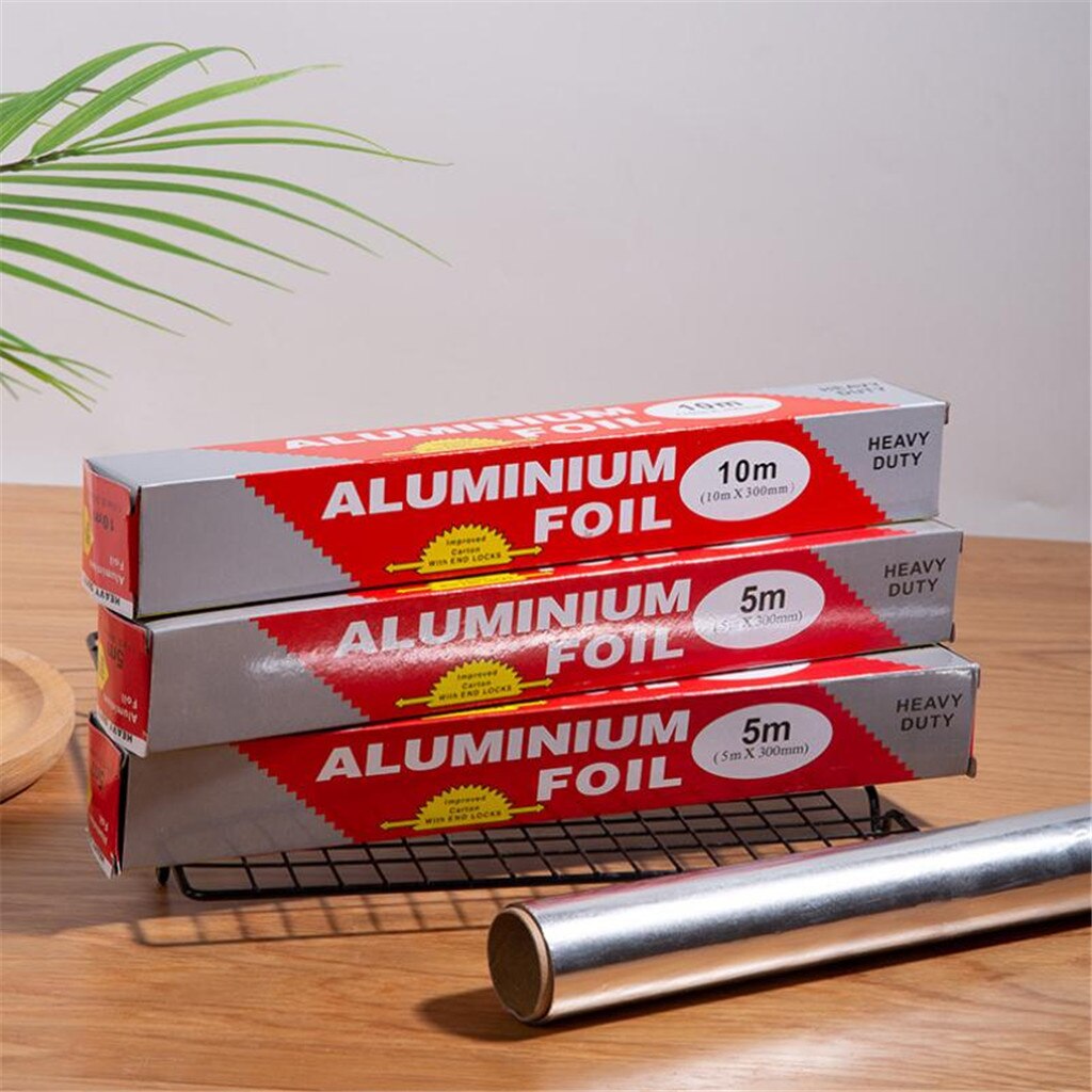 Aluminium Foil Roll Catering Food Wrap Grease Proof Kitchen Tin Foil BBQ Tin foil Baking Aluminum foil