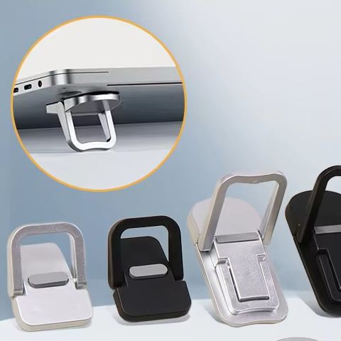 Support pliable réglable pour ordinateur Portable, Mini pieds, Support Portable Ultra-fin pour Macbook, Support de refroidissement pour ordinateur Portable, pieds invisibles