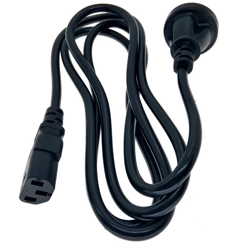 Australian, Zealand, China Plug to C13 Power Cord Cable 1.8M for Desktop Printers Monitors 10A 250V
