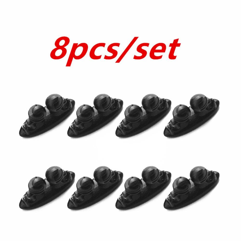8Pcs/Lot Cable Organizer Universal Car Cable Holder Clip Wire Cord Cable Holder Car Fixed Clamp Cable Clip Car Accessories: Default Title