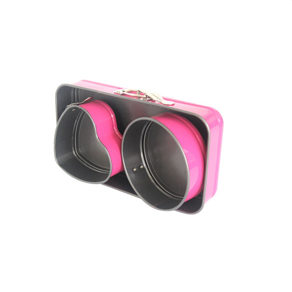 3Pcs Non-stick Slipknot Verwijderbare Base Tray Cake Bakvorm Pan Cake Pan Cake Verwijderbare Lade Cheesecake Diy bakvorm Set