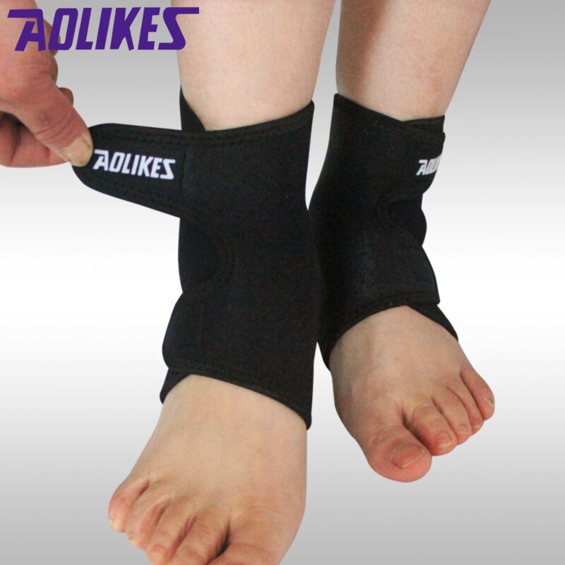 Aolikes 1 Paar Sport Enkel Ondersteuning Voetbal Basketbal Taekwondo Badminton Sport Bescherming Enkelletsel Brace Guard Beschermen