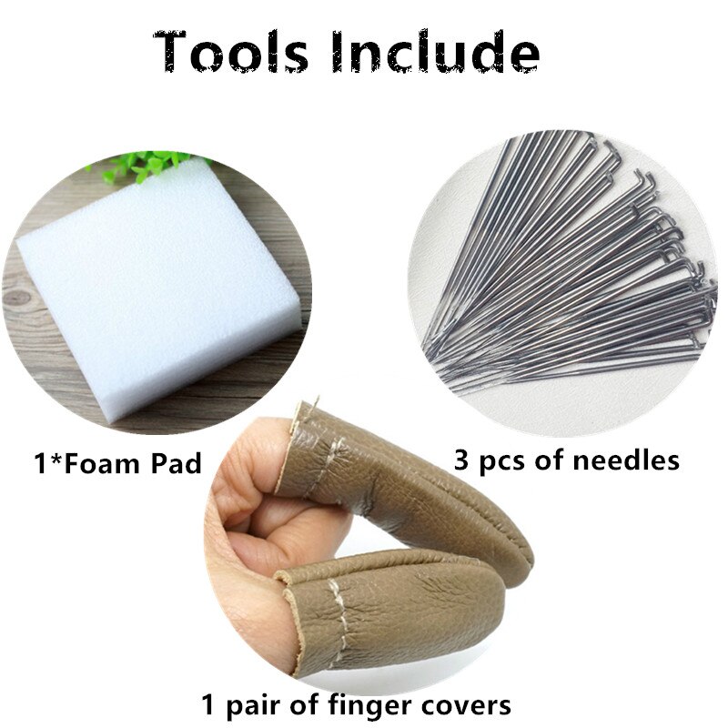 Wool Felt Handmade Non-finished Needle Felted Animals Craft Kits Cute 6 Styles of Animals Felt Wool DIY Material Package: Tools