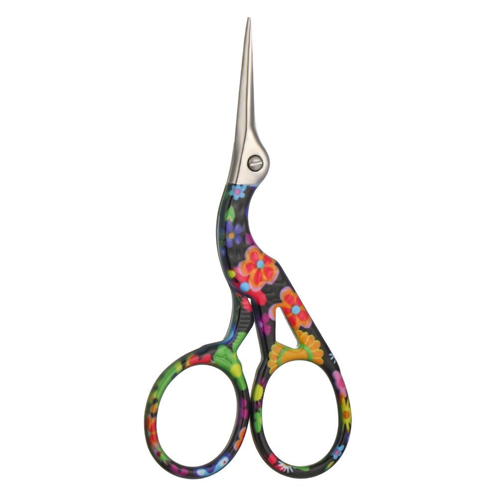 Classic Retro Embroidery Scissors European Crane Small Cross Stitch Sewing Crane Tailor Scissors Office Home Craft Cutting: J