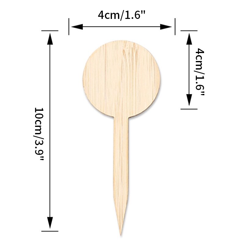 Plant Tags Bamboe Plant Markers Kwekerij Labels T Type Plant Markers Bonsai Label Tuin Bloemen Gereedschappen Plant Label 10 stuks: S10 Plant Labels