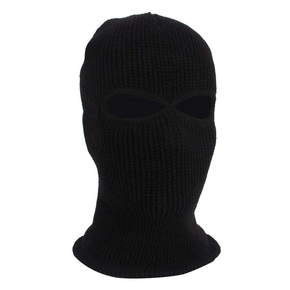 Winter Warm Fietsen Kap Masker Sport Cs Gezicht Cover Winddicht Fleece Full-Gezicht Cover Mannen Vrouwen Balaclava Hoofddeksels skiën Hoed: Black