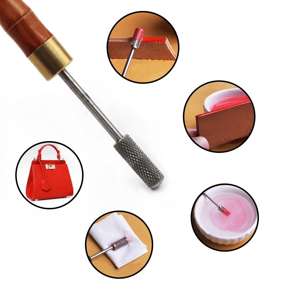 Bolígrafo aplicador de cuero para pintura al óleo, herramienta de fabricación de pintura al óleo artesanal, ,