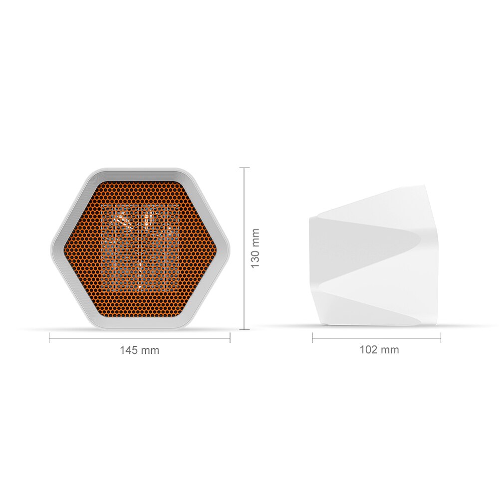 Mini Ventilator Kachels Hexagon Elektrische Kachels Kantoor Warmer Huishoudelijke Kamer Verwarming Ventilator Machine Voor Winter