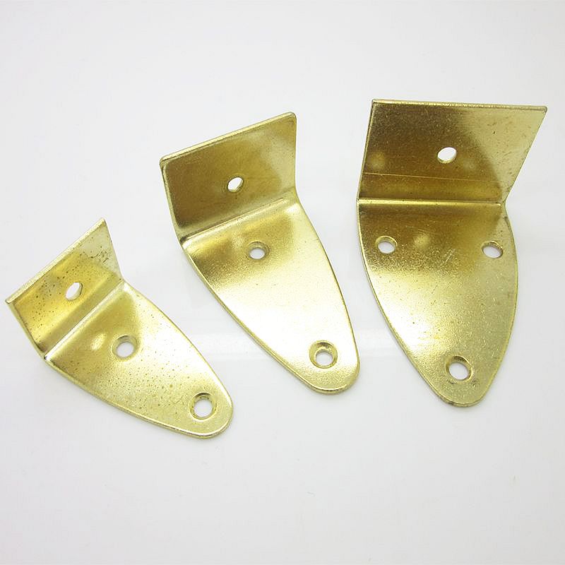 10pcs Gold Angle Iron Shelf Support Furniture Fixture Iron Angle Photo Frame Pinto Picture Frame Photo Frame Accessories