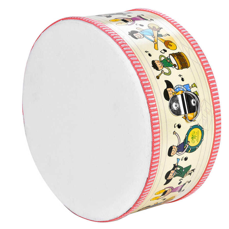 Mini Wooden Hand Percussion Instrument Set Include Strap 2 pcs Stick