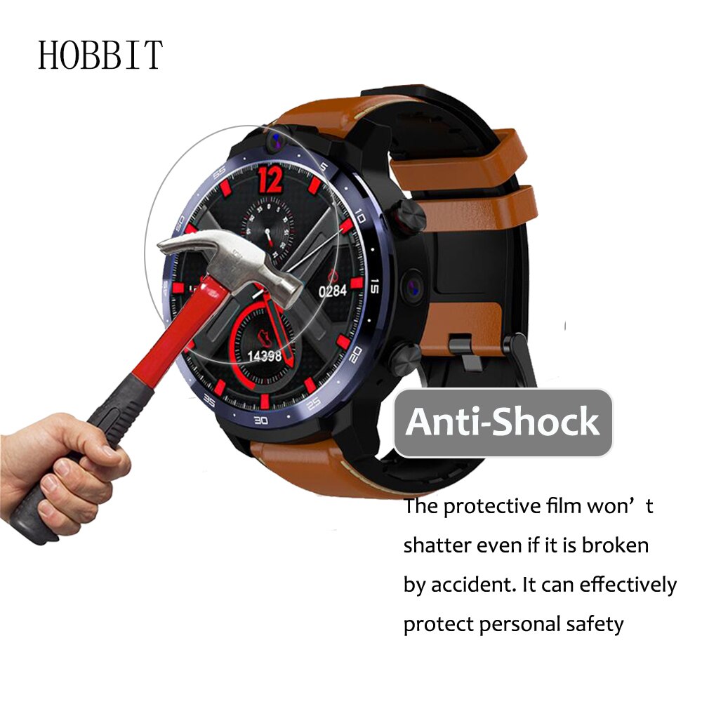 LEMFO-Protector de pantalla para reloj inteligente LEM12, Protector de pantalla de 1,6 pulgadas, PET, LEM13, LEM14, LEM15, 12, 13, 14 y 15, película HD antigolpes transparente, paquete de 3 uds.