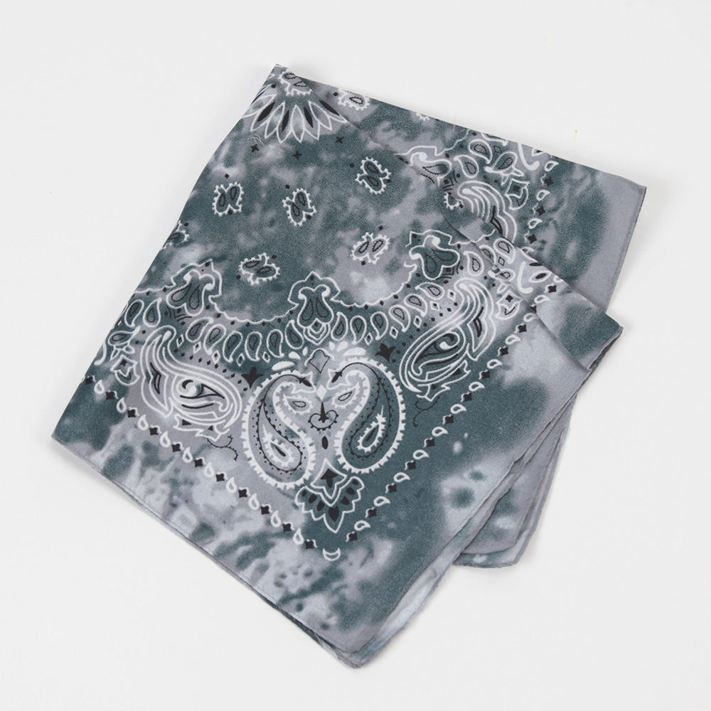 Für Männer/Frauen Kopftuch Hip-Hop Paisley Bandanas Halstuch Punk Tie-Dye Sport Kopfbedeckung Quadratisches Stirnband Wickelschal Zubehör: Lavendel