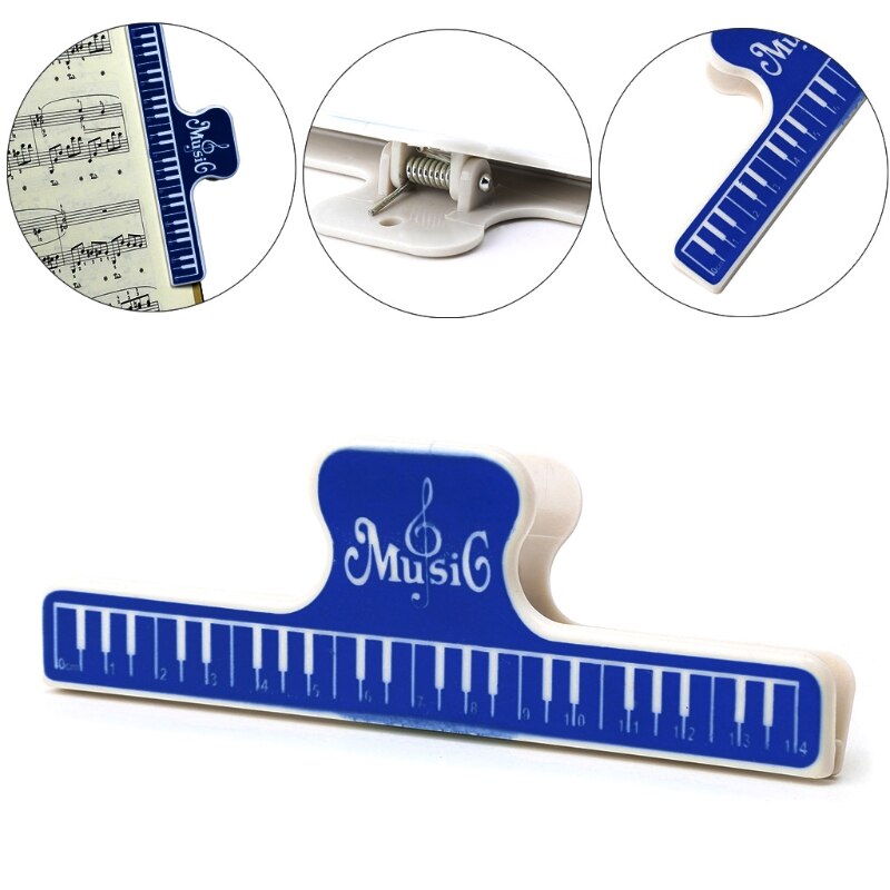 Music Note Clip Sheet Music Clip Book Page Plastic Clip Whosale
