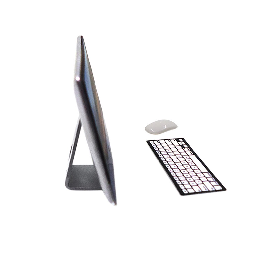 3Pcs Kids Dolls Simulation Computer Mini Computer Sets 1/12 Scale Dollhouse Miniature Computers for Doll Dolls Accessories@35