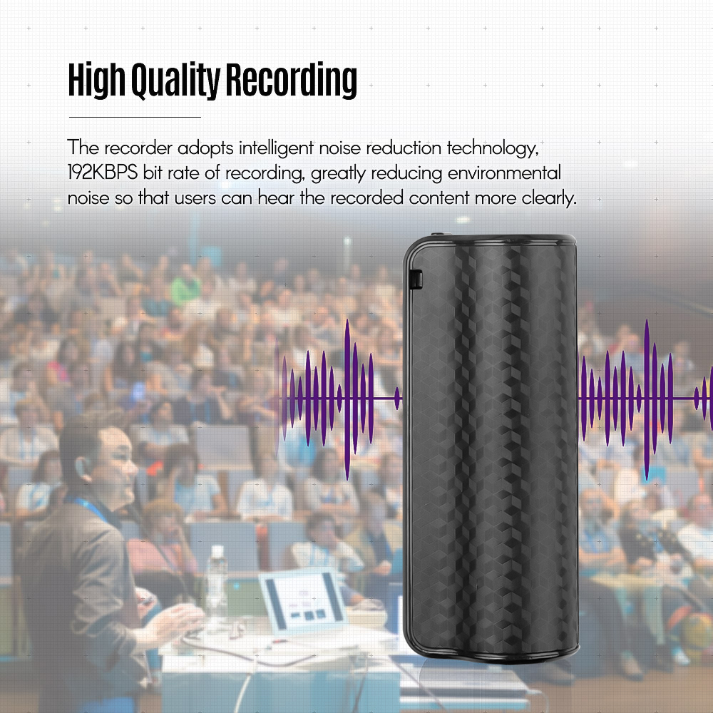 Mini Professionele Voice Recorder Digitale Audio Dictafoon Waterdichte Magnetische Lange Standby-tijd Opname Pen Ruisonderdrukking