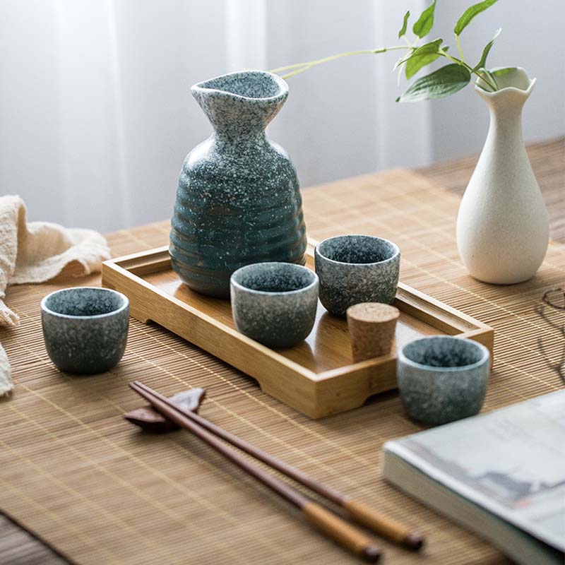 Fancity vinvarmer japansk keramisk sake vinredskaber husholdningsvinkande sæt hvid risvin husholdningsopvarmning vin wa