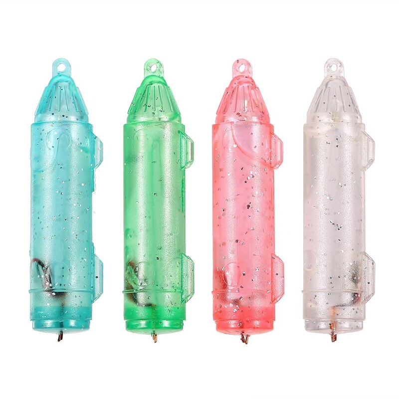 ABGZ-4Pcs Led Underwater Fishing Light Squid Bait Lure 150hrs Lifespan 300M Deep Carp Fishing Tackle Pesca Lures: Default Title
