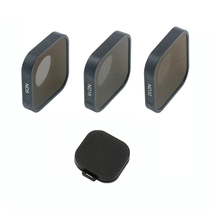 Kit de filtro CPL UV ND8 ND16 ND32 ND para GoPro Hero 12 11 10 9 filtro de lente negro ND CPL para Go Pro 9 10 11 12 accesorios de lente: Color azul