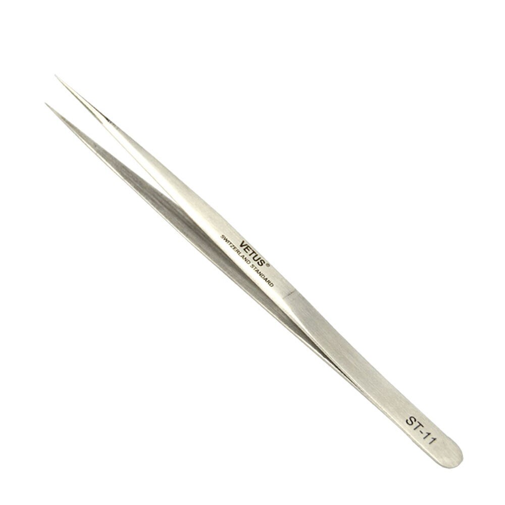 1 PCs Wimper Pincet voor Wimper Extensions Tools Echt VETUS Rechte en Gebogen Pincet ESD & ST Pincet