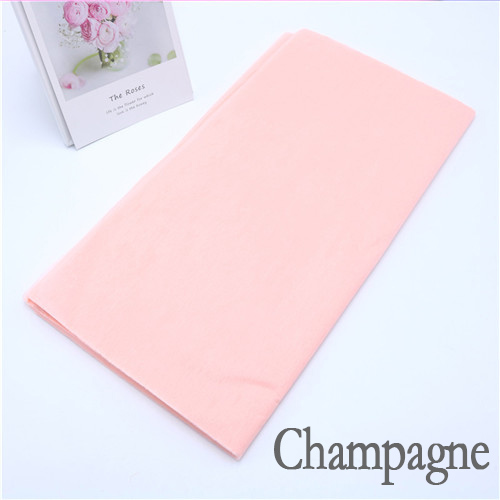 40 teile/los Einfarbig Seidenpapier Verpackung Faser Textur Blumen- wickelt DIY Blume Verpackung Weihnachten Gewebe Verpackung Papier: Champagner