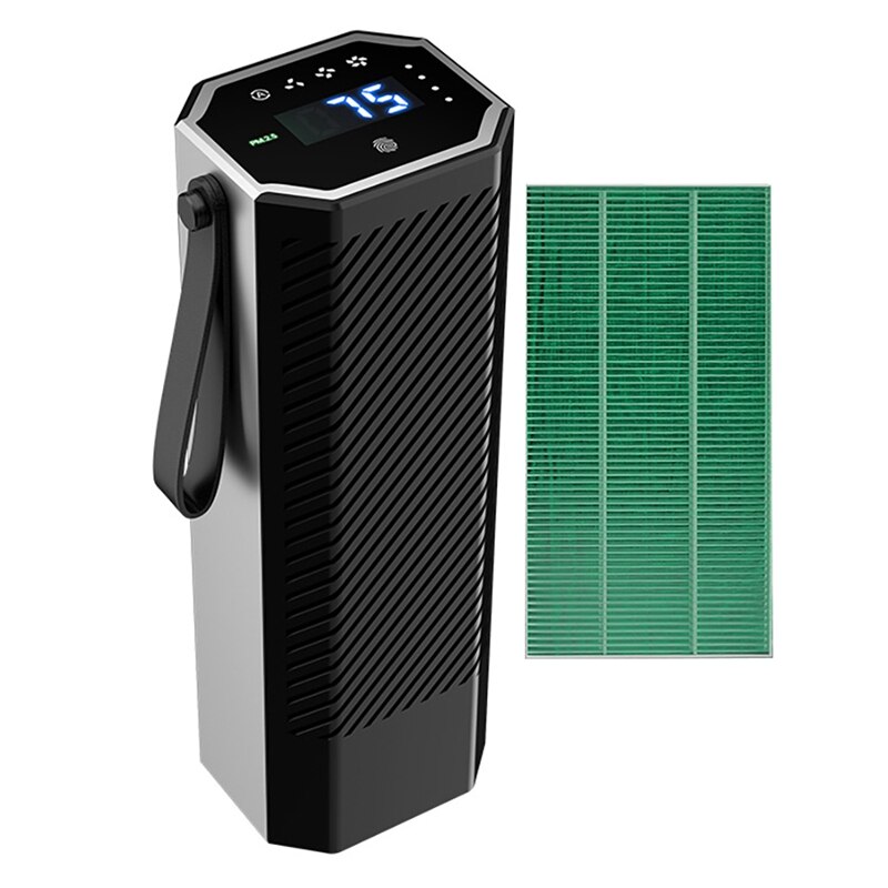 Portable Aluminum Alloy Car Air Purifier Cleaner USB Mini Home Air Cleaner for Outdoor