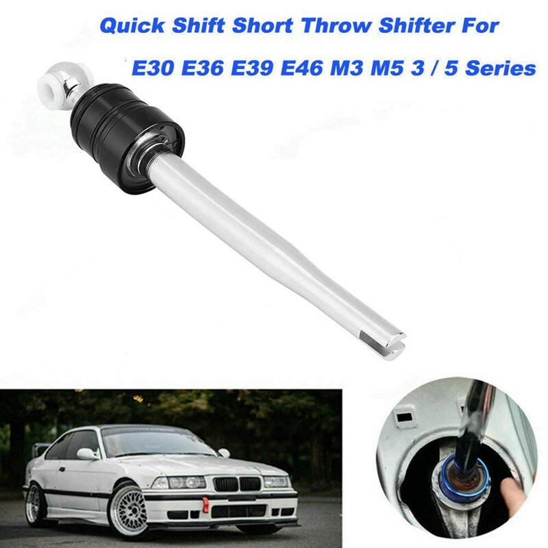 Quick Shift Short Throw Shifter Fit For-BMW E30 E36 E39 E46 M3 M5 3/5 Series Aluminum Racing Shift Manual Transmission